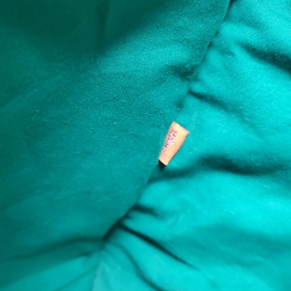 Tory Burch Ella Flannel Metallic Gold Trim Tote Bag Big Logo - Picture 13 of 16